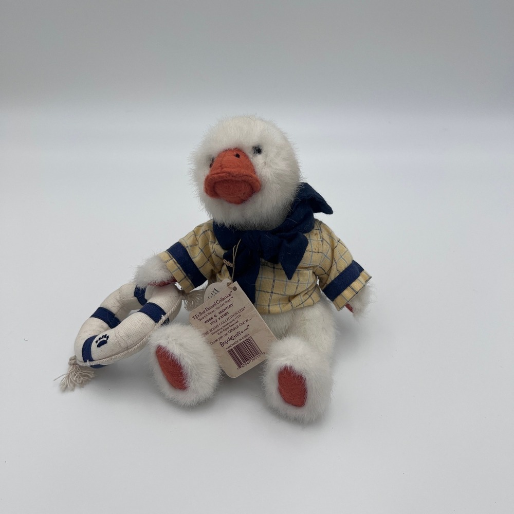 Boyds Bears Webb G Yachtley Duck Plush Nautical TJs Best Dressed 91693 NWT 8in